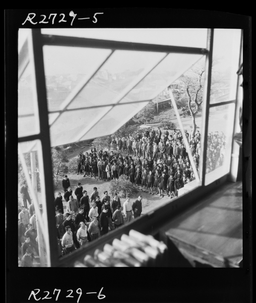 Shouwa18nen5gatsu、matsudamasashisatsuei。hitachiseisakushonochourei。douinsaretajogakkouseiyachouyoukouingahotondo。