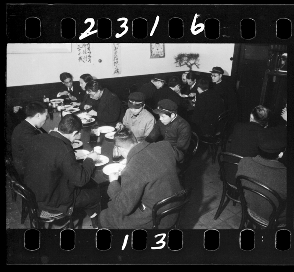 Shouwa16nen2gatsu、matsudamasashisatsuei。ginzauranoshokudou。