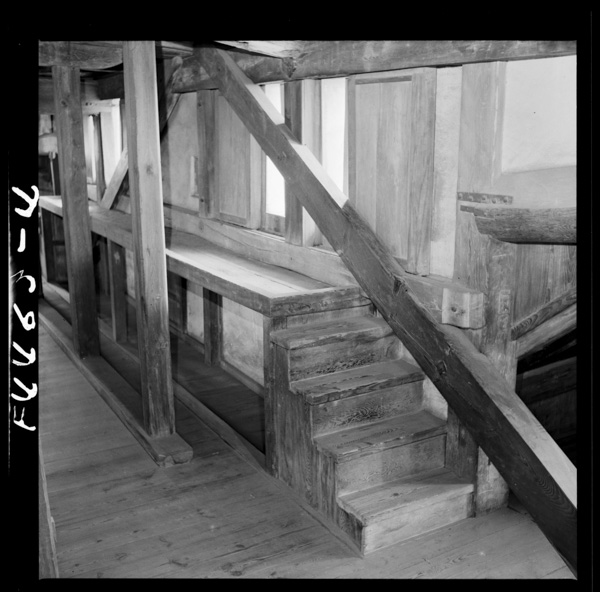 大天守内部 4 四階の南側中央の石打棚