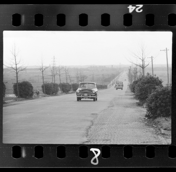 淀川沿いに走る国道京都~神戸線.京都府境付近
