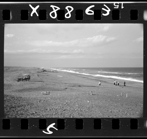 宮崎市一ッ葉浜.単調だが美しい砂浜の海岸