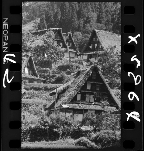 五箇山 合掌造りの家々(上平村相の倉)